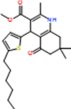 Methyl 4-(5-hexylthiophen-2-yl)-2,7,7-trimethyl-5-oxo-1,4,5,6,7,8-hexahydroquinoline-3-carboxylate
